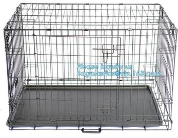 Commercial Stainless Steel Metal kennel Mesh Pet Dog Cage, Heavy duty Metal Welded Dog cage, Full Size Outdoor Kennel Co supplier