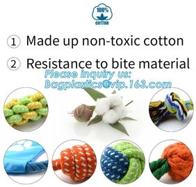Tugging tossing pet dog rope toys, Pet durable teething chew cotton rope toy set dog toys, pet toys strong chew cotton r supplier