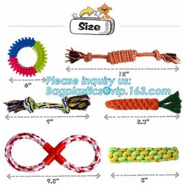 Tugging tossing pet dog rope toys, Pet durable teething chew cotton rope toy set dog toys, pet toys strong chew cotton r supplier