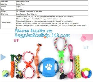 DOG ACCESSORIES, DOG ROPE ROY SET, COTTON ROPE, DOG BITE, MADE UP NON-TOXIC COTTON, RESISTANCE TO BITE MATERIALS, WHOOBE supplier