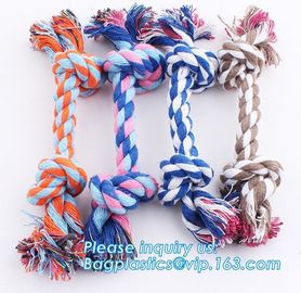 Tugging tossing pet dog rope toys, Pet durable teething chew cotton rope toy set dog toys, pet toys strong chew cotton r supplier
