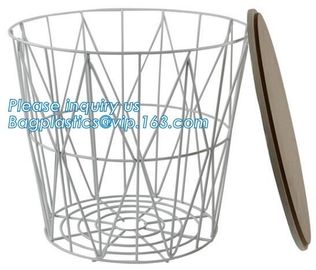 Commercial use stylish marble top metal wire square coffee table, Steel wire coffee table, high end solid wood table top supplier