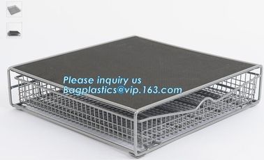 Coffee pod storage drawer, customized iron metal mesh coffee pod storage organizer 36 k cup drawer, Kitchen King Coffee supplier