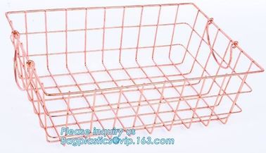 Metal Wire storage basket, Metal wire Under Shelf Storage Basket Space Saving Easy Cabinet Shelf Caddy Basket, kitchen b supplier