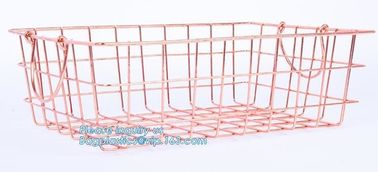 Metal Wire storage basket, Metal wire Under Shelf Storage Basket Space Saving Easy Cabinet Shelf Caddy Basket, kitchen b supplier