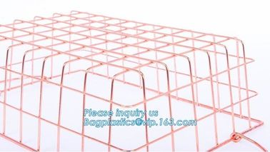Metal Wire storage basket, Metal wire Under Shelf Storage Basket Space Saving Easy Cabinet Shelf Caddy Basket, kitchen b supplier