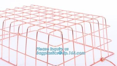 Metal Wire storage basket, Metal wire Under Shelf Storage Basket Space Saving Easy Cabinet Shelf Caddy Basket, kitchen b supplier