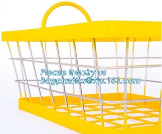 Home Storage Used Round Shaped Metal Mesh Wire Kitchen Basket, Kitchen metal gold wire rectangular vegetable fruit stack supplier