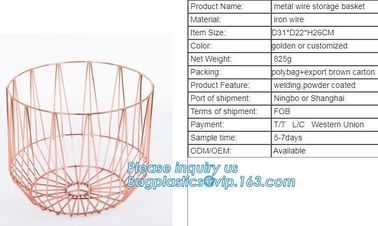 Lined Utility Metal Wire Storage Bin Laundry Basket with Handles for Heavy Duty Use In Office, Craft Room, Kitchen, Pant supplier