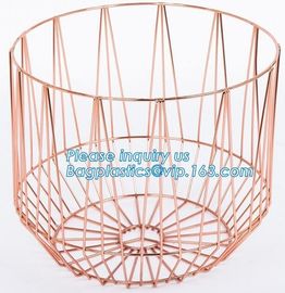 Lined Utility Metal Wire Storage Bin Laundry Basket with Handles for Heavy Duty Use In Office, Craft Room, Kitchen, Pant supplier