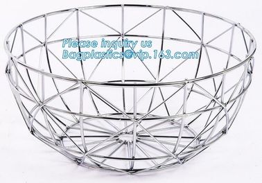 Home kitchen 3 tiers fruits vegetables storage metal wire hanging fruit Basket, Home storage modern design metal mesh we supplier