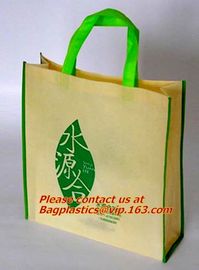 custom color bag eco friendly recyclable grocery non woven bag, Lamination Non Woven Tote Bag Fabric Shopper Grocery Bag supplier