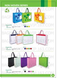 fashion tote pp nonwoven tote bag Logo printed shopping laminated non woven bag Grocery Bag, shopping bag cooler bag win supplier