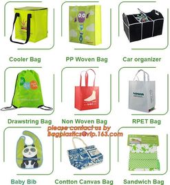 Wholesale price promotional customized recycled plain tote shopping non woven bag, Garment bag Drawstring bag PP Woven B supplier