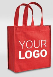 Custom Logo Printed Eco Friendly Tote Shopping Carry Fabric PP Laminated Recyclable Non Woven Bag, Promotional PP Non Wo supplier