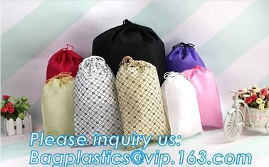 non woven drawstring bags, non woven backpack, Eco Non-woven Fabric. (40gsm-120gsm);  Laminated Non-woven (55gsm-160gsm) supplier