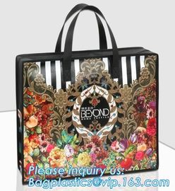 Fast Delivery Custom Printed Your Own Brand Laminated Non Woven Bag, round bottom PP laminated bopp laminated non woven supplier