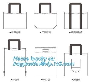 Promotional Customized Nonwoven Recycle PP Non Woven Bag, Promotional Gift Foldable Printed Garment Cheap Tote Fabric Re supplier