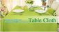 Disposable tnt pp spunbond non woven table cloth, modern luxury restaurant dining used non woven long teal pvc plastic t supplier