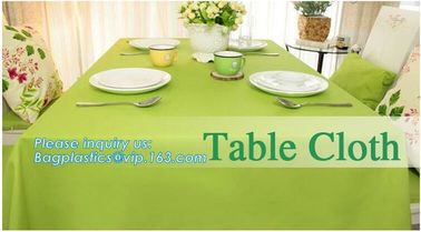 Disposable TNT Table Cloth nonwoven spunbond polypropylene/TNT dot style non woven table cloth/non-woven, BAGEASE PKG PJ supplier