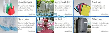 Disposable TNT Table Cloth nonwoven spunbond polypropylene/TNT dot style non woven table cloth/non-woven, BAGEASE PKG PJ supplier