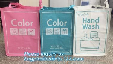 Non Woven Hotel Washing high quality Drawstring Laundry Bag, laundry bag for hotel, Foldable non woven corner laundry ha supplier