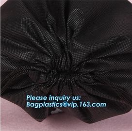 Fashion Eco Friendly Advertising Non Woven Drawstring Bag, Promotional pp non woven drawstring travel shoes bags, bageas supplier