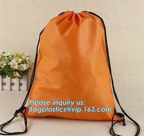 Custom made printed non woven fabric drawstring shoe dust carrier bag with logo/wholesale nonwoven cheap carry travel sh supplier