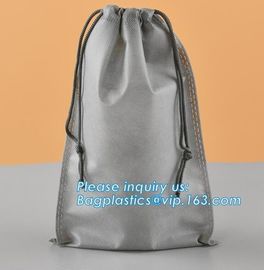Customized non woven drawstring bags， digital full color printing non woven drawstring bag for promotional event bagease supplier