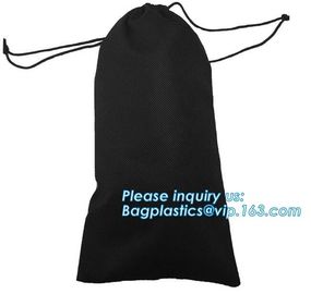 Customized non woven drawstring bags， digital full color printing non woven drawstring bag for promotional event bagease supplier
