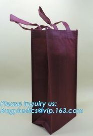 Cheap Custom Logo Non Woven Shopping Bag PP Tote Gift Bags Price Laminated Non-Woven Fabric Drawstring Bags, bagplastics supplier