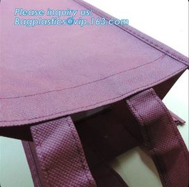 Cheap Custom Logo Non Woven Shopping Bag PP Tote Gift Bags Price Laminated Non-Woven Fabric Drawstring Bags, bagplastics supplier