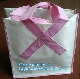 Cheap Custom Logo Non Woven Shopping Bag PP Tote Gift Bags Price Laminated Non-Woven Fabric Drawstring Bags, bagplastics supplier