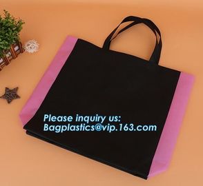 cambrel bags non woven bag, logo printed reusable cheap shopping u cut non woven bag, promotional Design fashion style c supplier