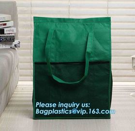 New design recycle rope handle non woven bag with eyelet, Customized printing non woven bag flat punch bag for shoes&amp;gar supplier