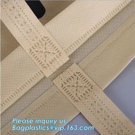 wholesale fashion 38*42*10cm 80gsm 100% pp non woven bag with handle, gusset and bottom, Promotional Cheap Customized Fo supplier