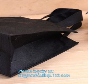 Promotional Cheap Customized Foldable Laminated Eco Fabric Tote Non-woven Shopping Bag, Recyclable PP Non Woven Bag, pkg supplier