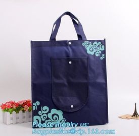 Custom Promotional Gift Foldable PP Printed Garment Cheap Drawstring Tote Fabric Laminated Recyclable Non Woven Bag, pkg supplier
