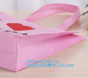 Customized printed logo Eco Friendly Non Woven Bag, Promotional Custom Printed Recycle Bag Foldable Heat Seal Laminated supplier