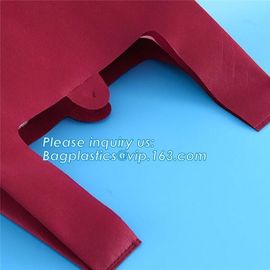 Custom print logo go supermarket foldable recyclable non woven bag, laminated recycled RPET non woven bag Rpet tote non supplier