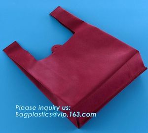 Custom print logo go supermarket foldable recyclable non woven bag, laminated recycled RPET non woven bag Rpet tote non supplier