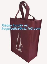 Customized foldable shopping trolley bag non woven bag for supermarket, Promotional popular custom shopping laminated no supplier