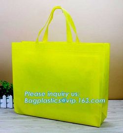 promotion advertising gift shopping bag laminated non woven bag with webbing handle, PP Nonwoven Recycled Bags Recycle B supplier