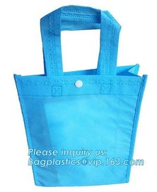 Custom Non Woven Bag Printed Logo Handle Bags For Advertizing Items, customized promotional laminated gift shopping tote supplier