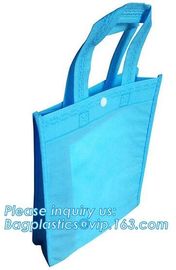 Custom Non Woven Bag Printed Logo Handle Bags For Advertizing Items, customized promotional laminated gift shopping tote supplier