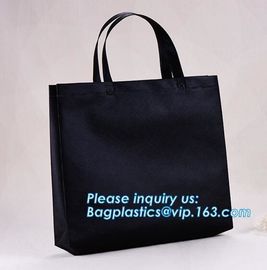 Customized Non Woven Shopping Bag Logo Printing Non Woven Bag With Tote, gift advertisement Reusable non woven shopping supplier