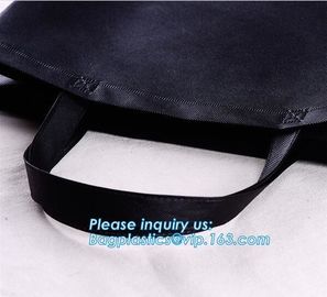 Customized Non Woven Shopping Bag Logo Printing Non Woven Bag With Tote, gift advertisement Reusable non woven shopping supplier