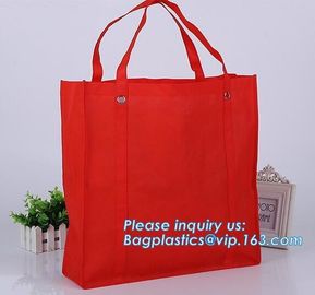 Designer pp handle customized logo eco friendly tote china laminated non woven bag custom reusable folding shopping bags supplier