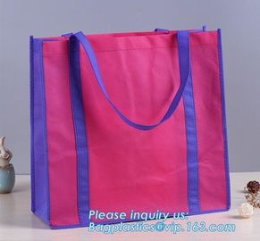 Promotional pp coated custom printed recycled eco tnt grocery non woven bag, Eco friendly promotional custom reusable br supplier