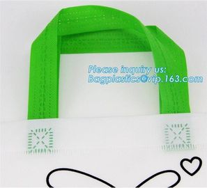 Customized Eco Friendly Non Woven Bag Reusable Shopping Bag, custom logo non woven bag none woven shopping bag gift fabr supplier